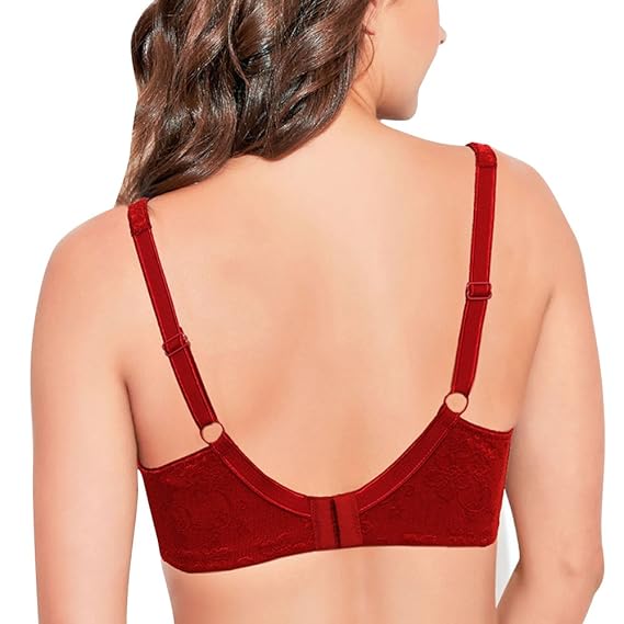 Enamor F035 Minimizer Full Support Bra – Non-Padded, Wired, High Coverage Bossa Nova